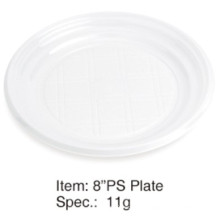 Round Soft Plastic Party Plate 6"